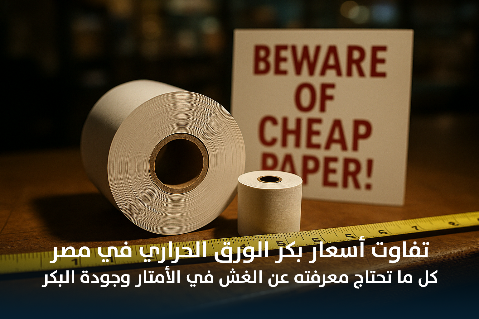 تفاوت أسعار بكر الورق الحراري في مصر